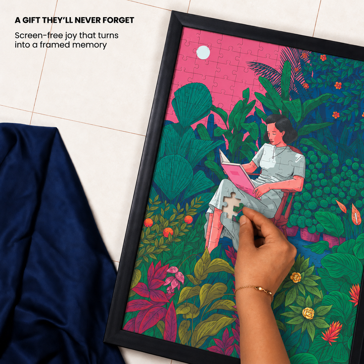 A Garden of Quiet | Frameable A3 Art Puzzle | 200 Pieces