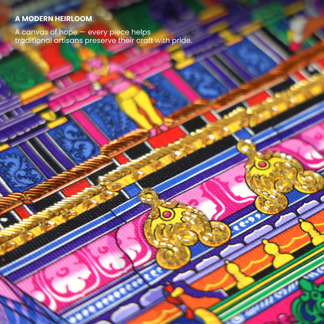 Steps of Faith | Embroidered Canvas