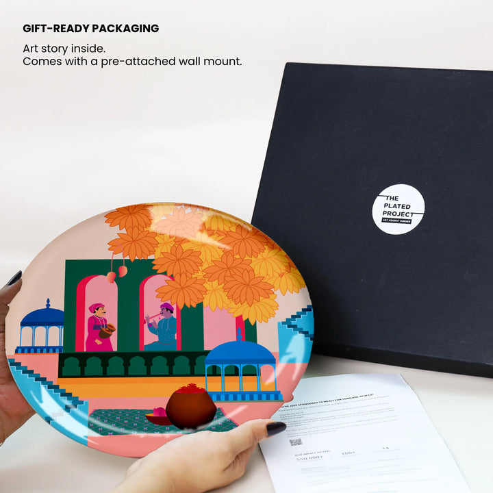 City of Pink Elegance | Premium Metal Decor | Set of 5