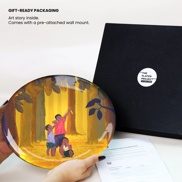 Tender Echoes | Premium Metal Decor | Set of 3