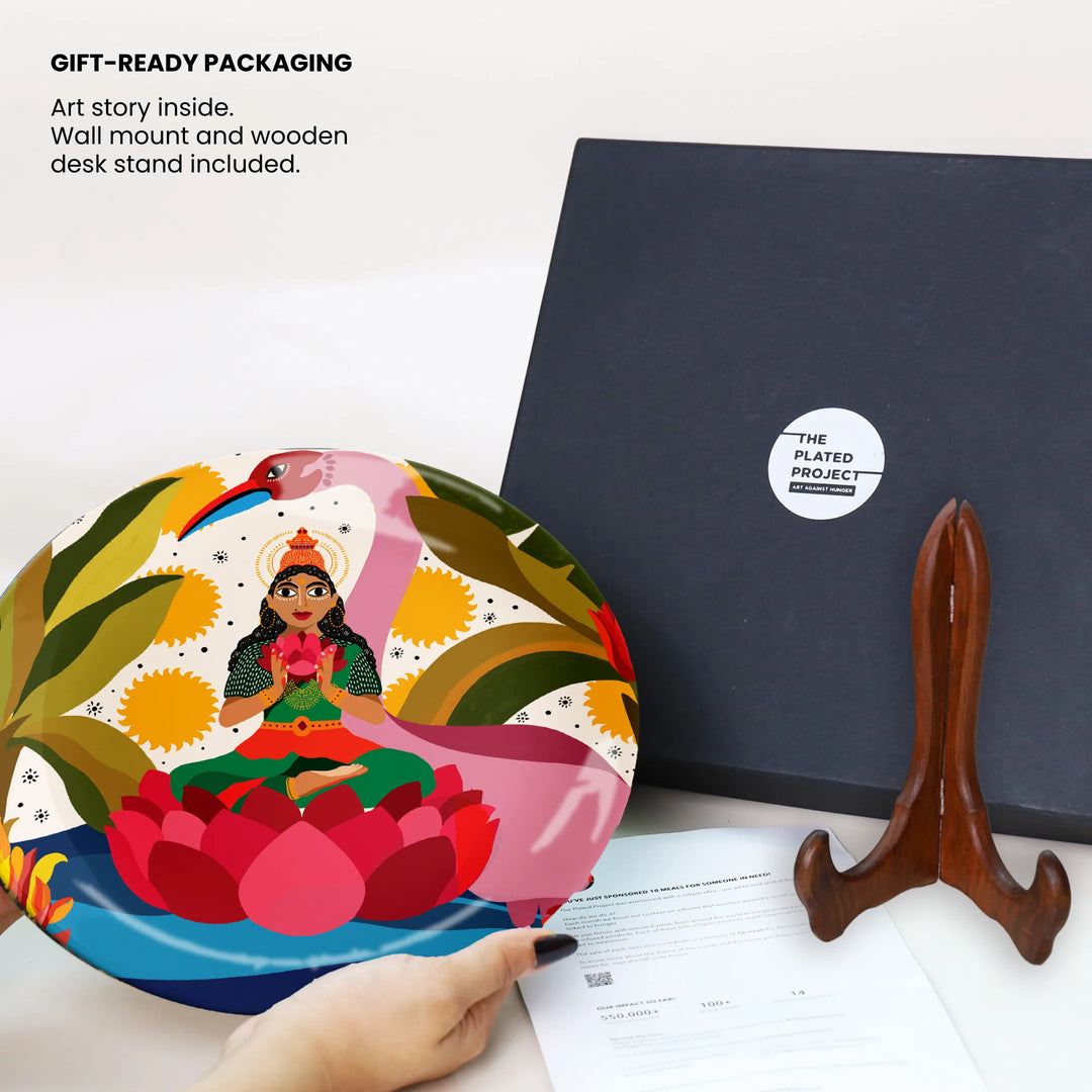 The Heart of Molai Forest | Ceramic Decor Plate | 10"