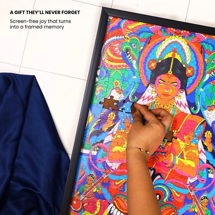 A Thousand Hands | Framed Puzzle – A3 | 200 pieces