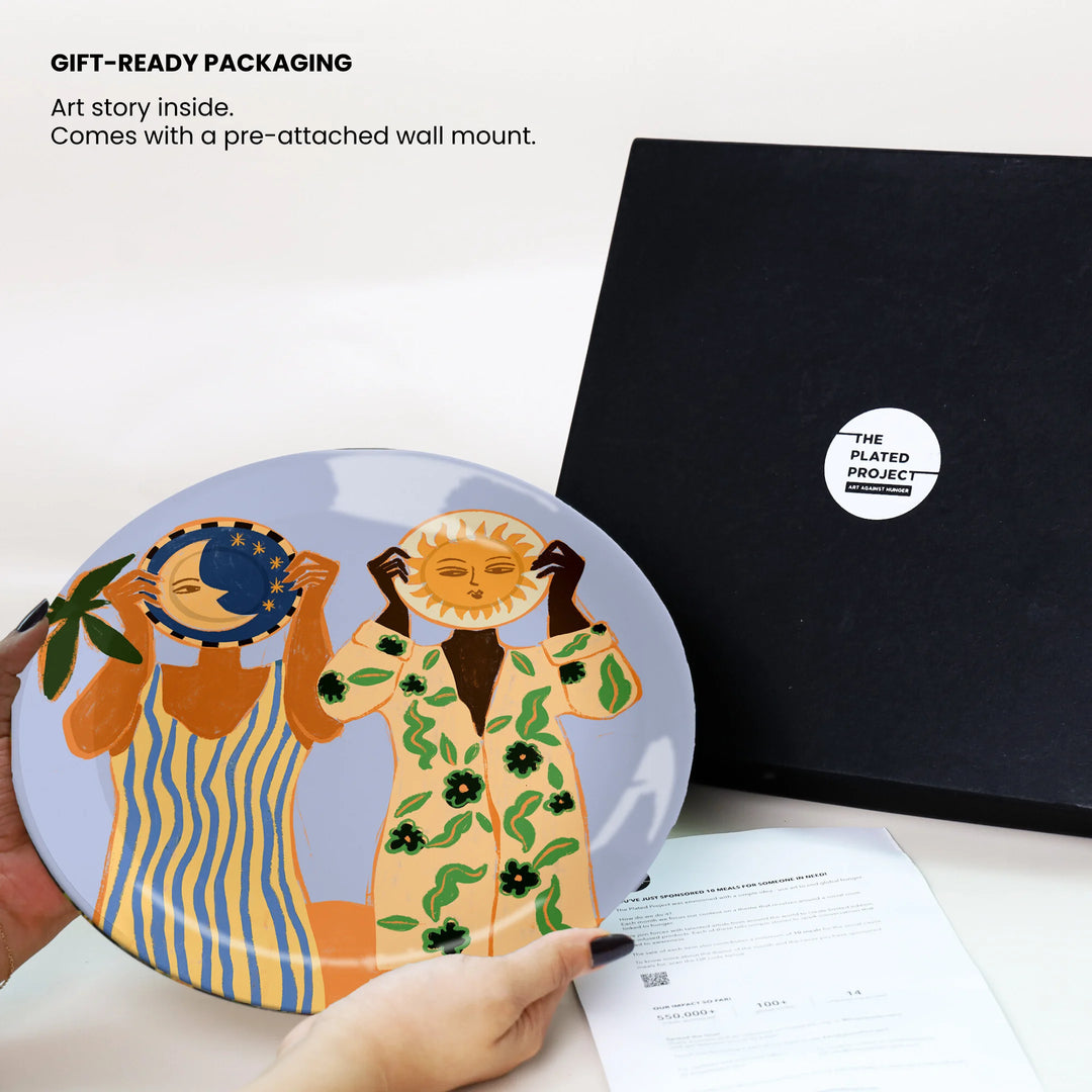 She is Many | Ceramic Decor Plates | Set of 3