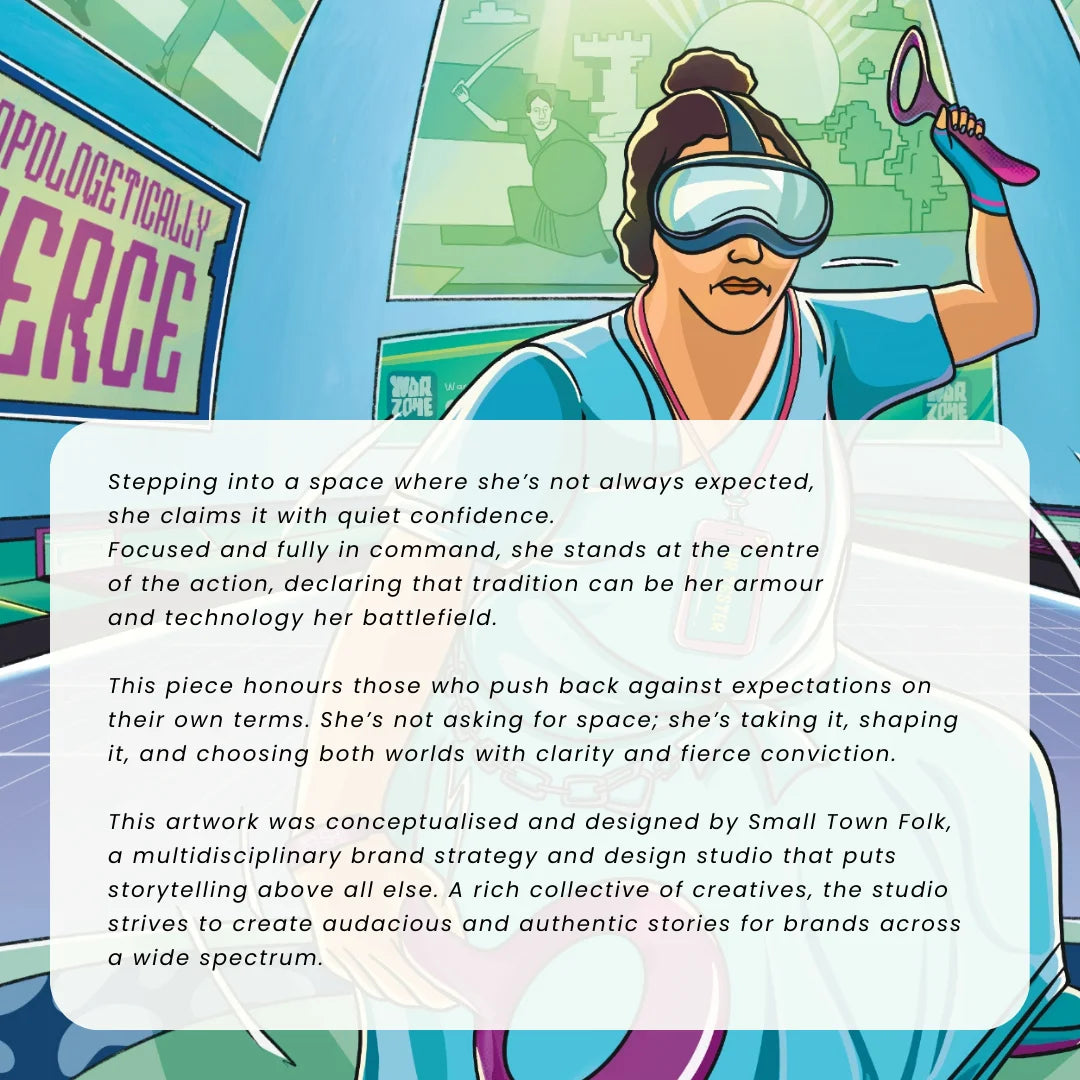 Unapologetically Fierce | Ceramic Decor Plate | 7.5"