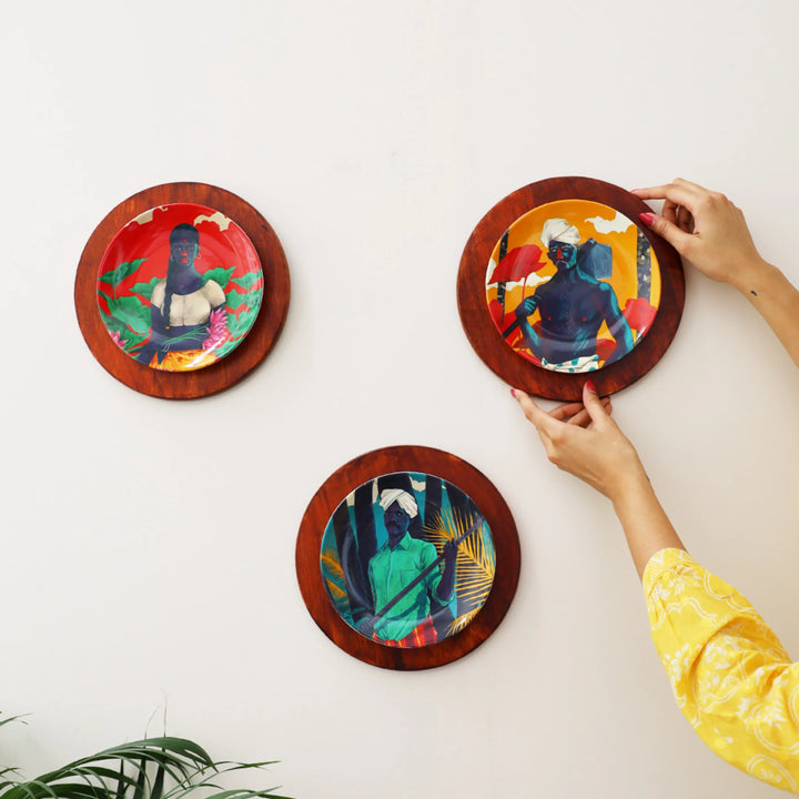 Seeds of Tomorrow | Luxe Ceramic Decor Plates | Set of 3