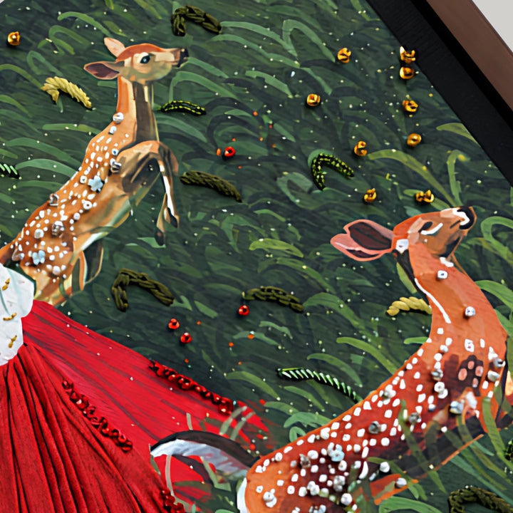 The Wild Remembers | Hand-Embroidered Canvas | Luxe Edit