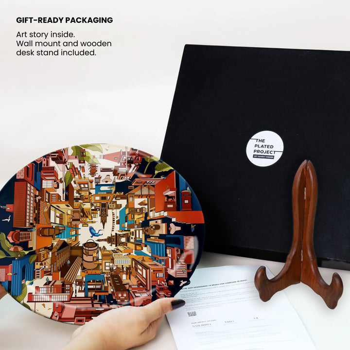 City of Dreams | Decor Plate | 10"