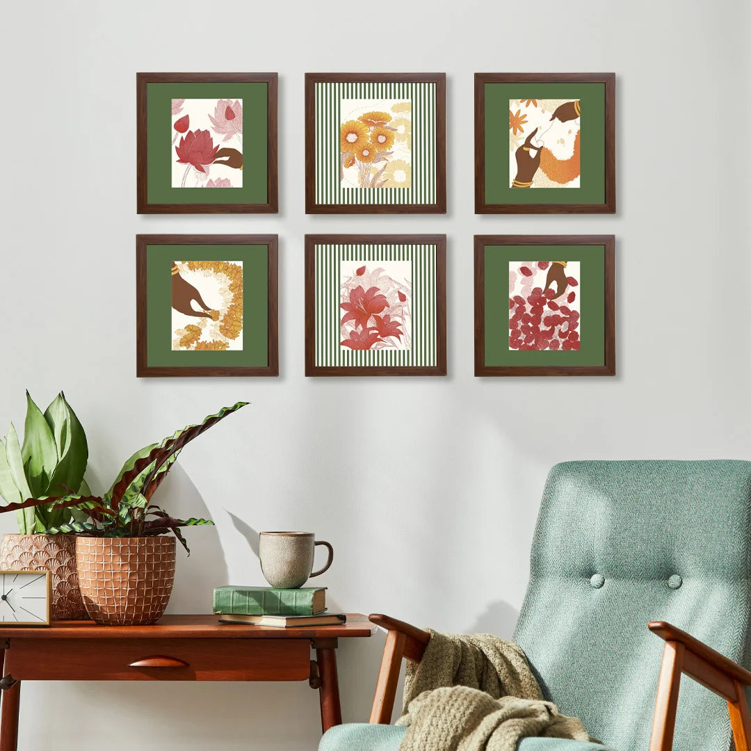 Flower Picking | Gallery Wall Art Set