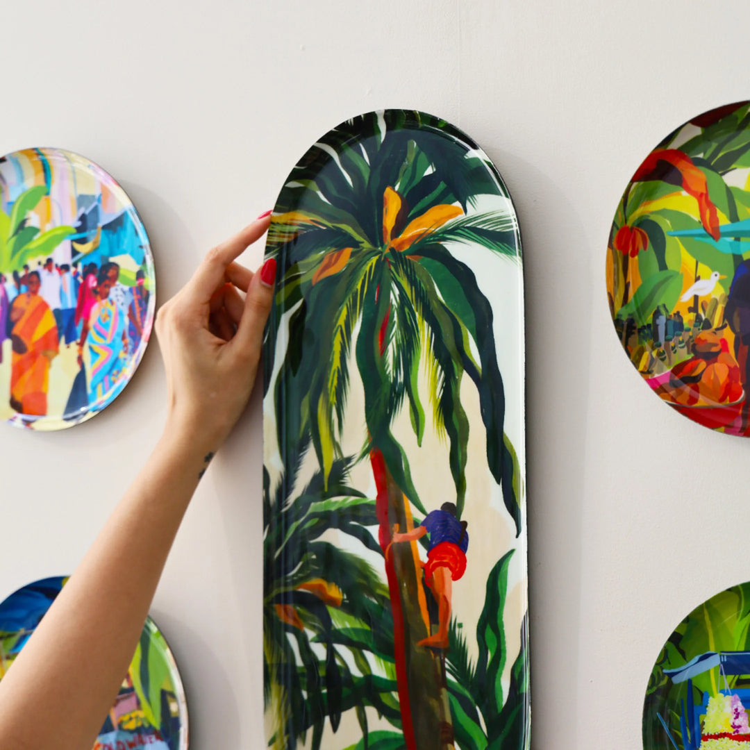 Salt in the Air | Premium Metal Wall Art Panel | Set of 5