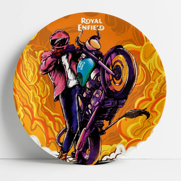 Bullet Blaze | Ceramic Decor Plates | 10"