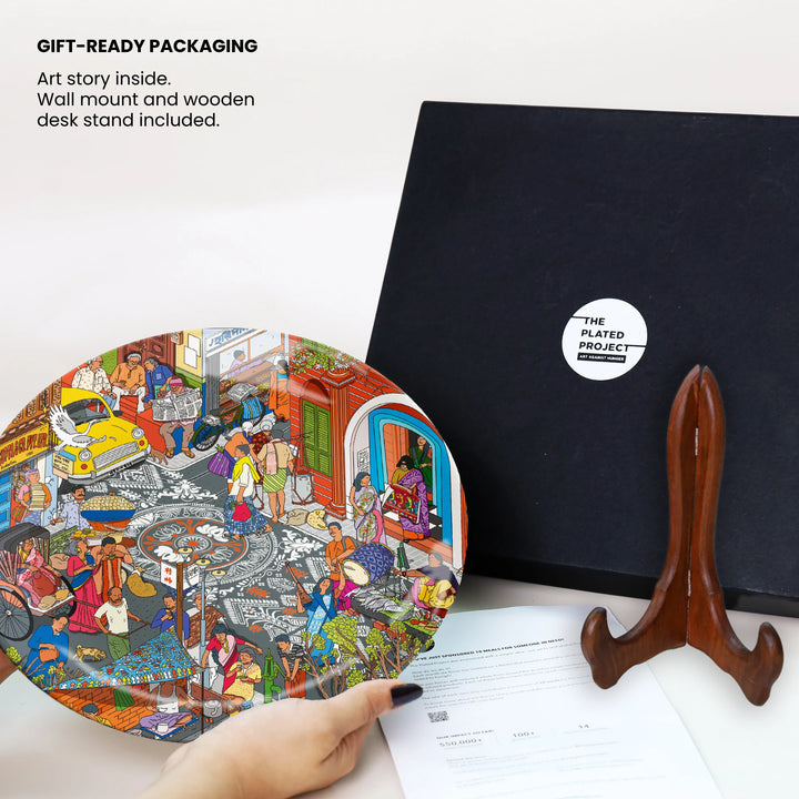 City of Poetry | Decor Plate | 10"