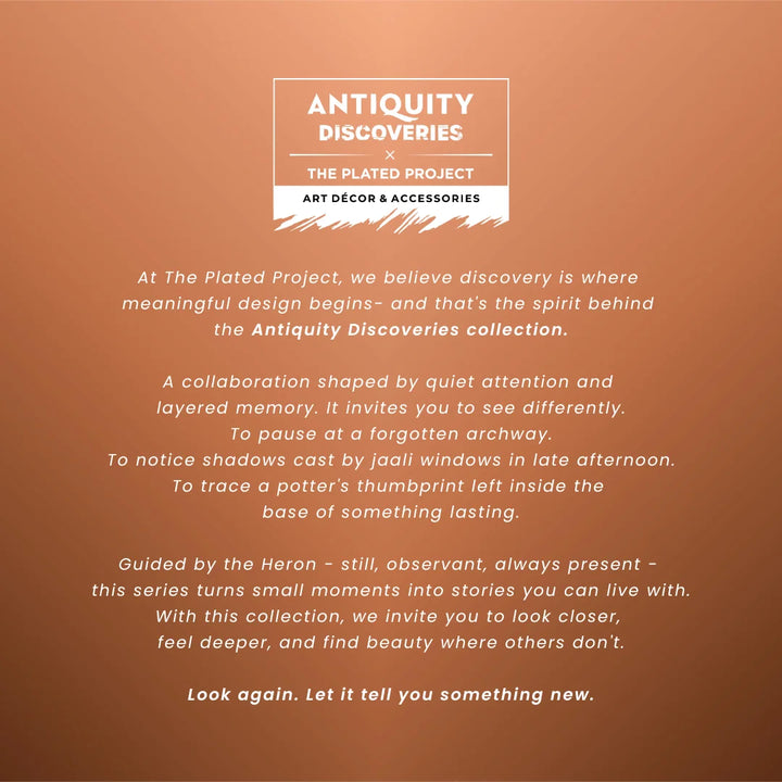 Collaboration between Antiquity Discoveries & The Plated Project for a series of decorative wall art for gifts