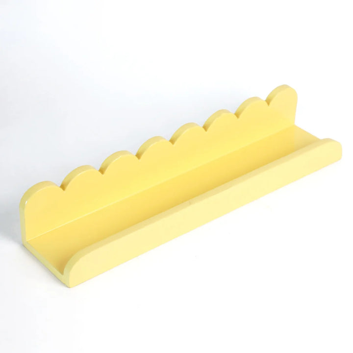 Soft Edges | Wall Accent Shelf | Butter Yellow
