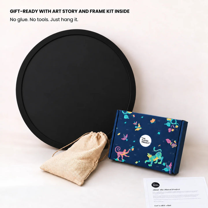 City of Poetry | Frameable Art Puzzle | Circular 300 Pieces