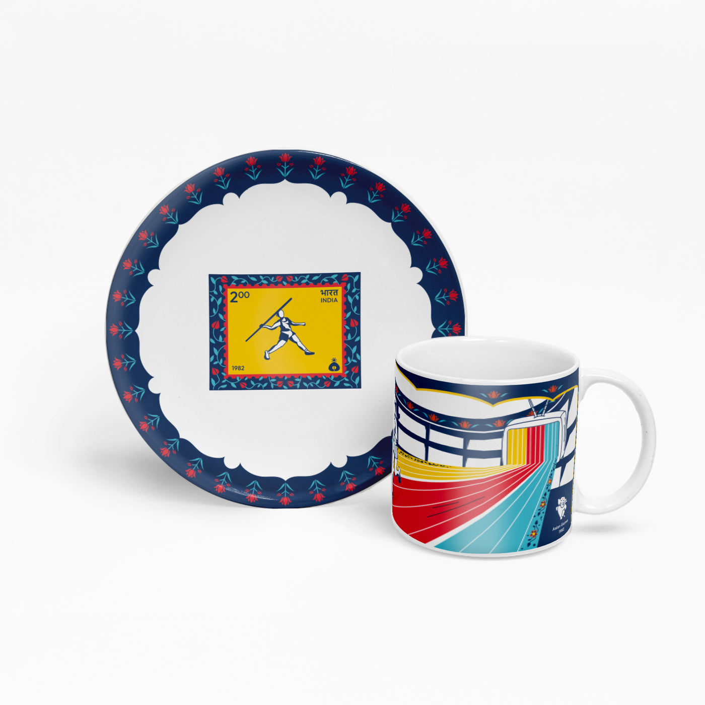 Delhi | Mug & Plate Combo | Set of 2 | Desh Ka Garv