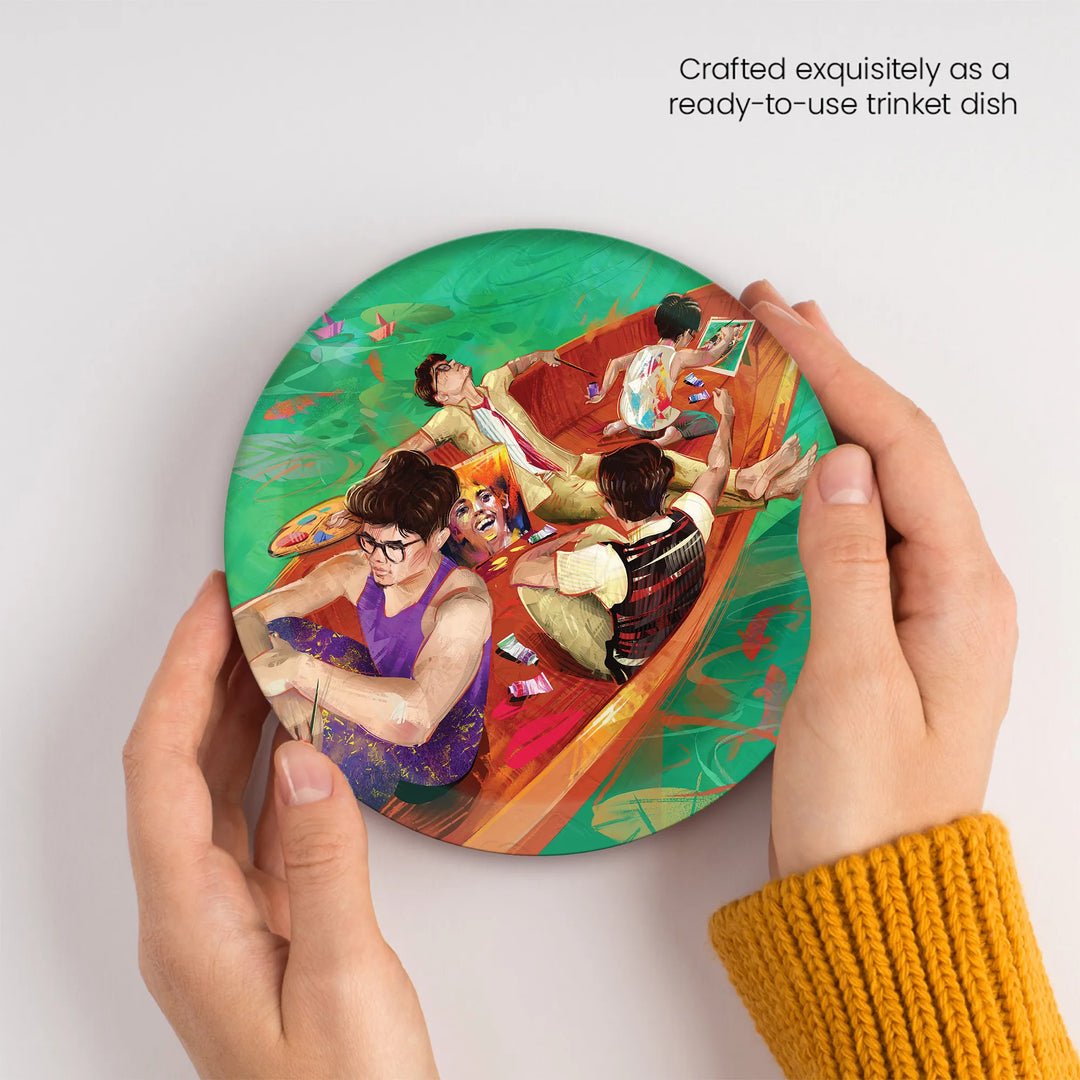 Love for Indian Cinema | Ceramic Decor Plates | Set of 3