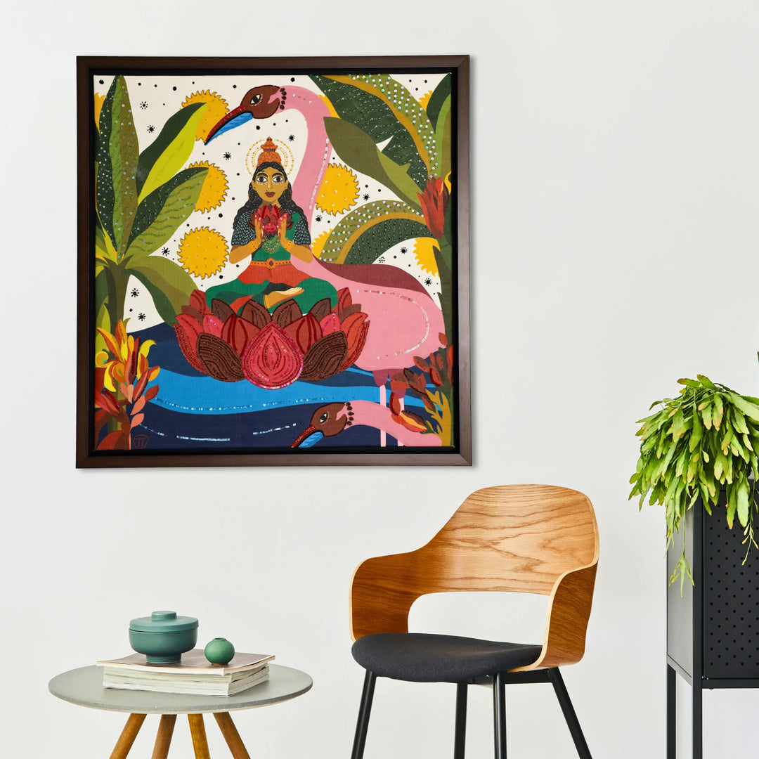 Keeper of Green | Embroidered Canvas