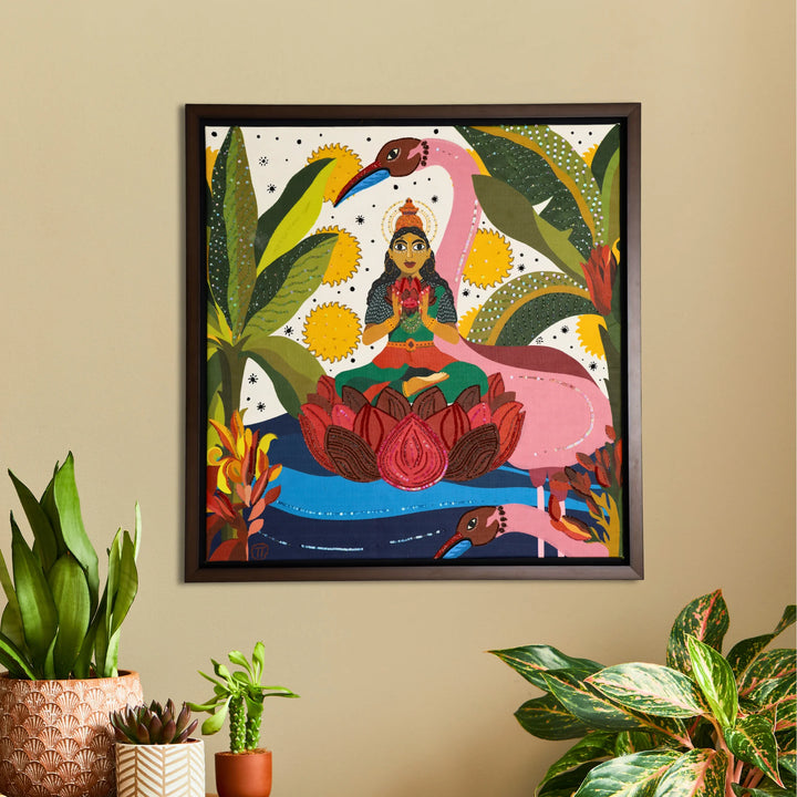 Keeper of Green | Embroidered Canvas