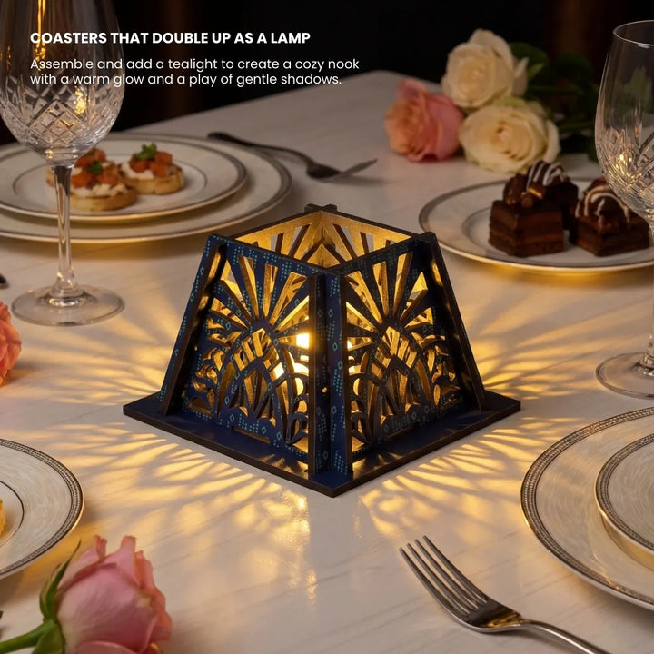 Moonbeam | Moodlight Coasters | Set of 4