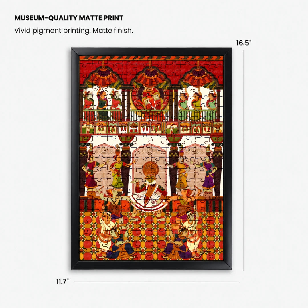 Natya Kathe | Frameable A3 Art Puzzle | 200 Pieces
