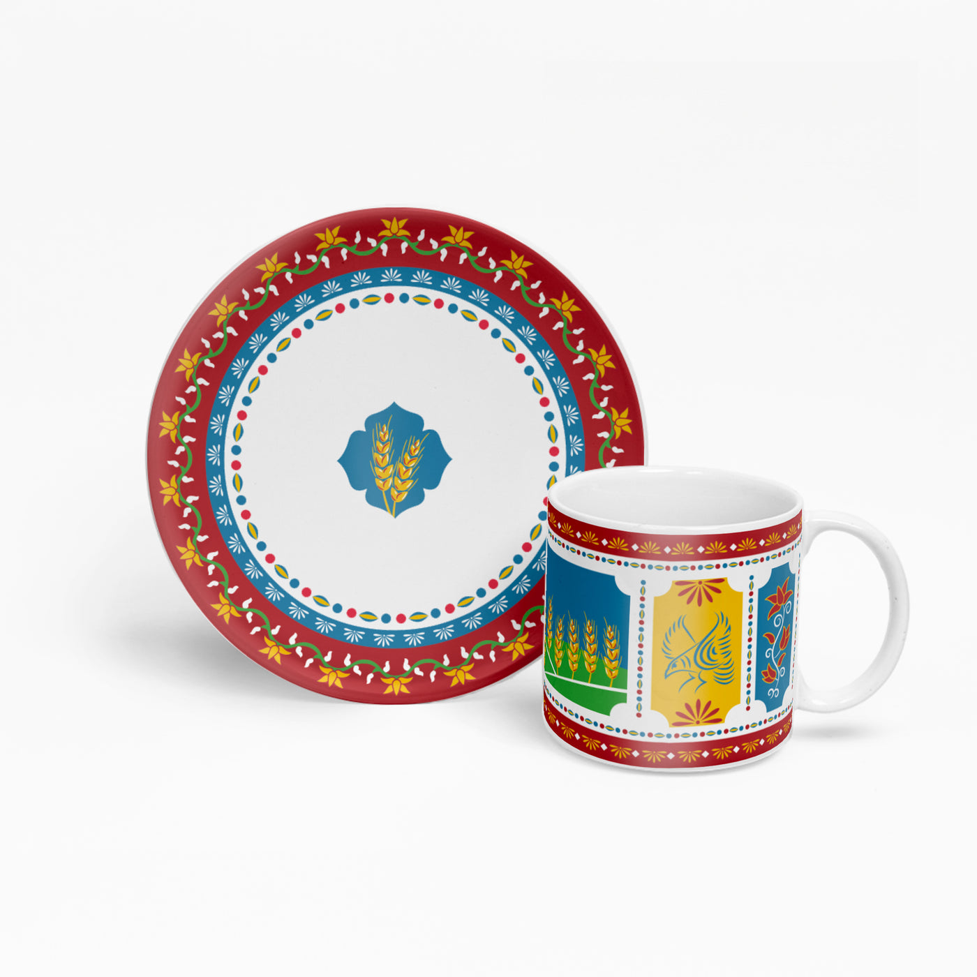 Punjab | Mug & Plate Combo | Set of 2 | Desh Ka Garv