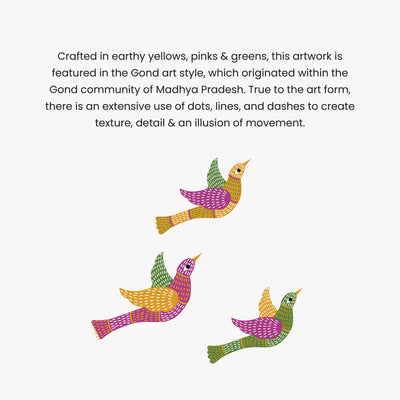 Details about the artwork on the mug featured in Gond Art Style with illustrations | ceramic mugs 