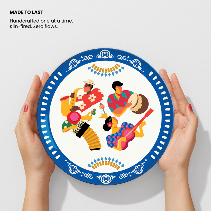 The House of Celebration | Ceramic Decor Plates | Set of 4