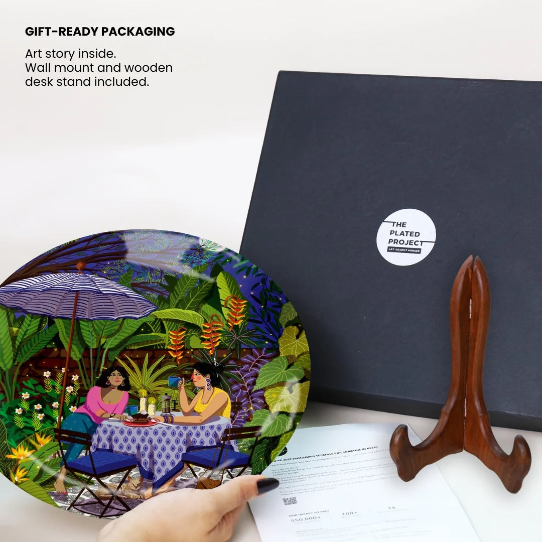 Gupshup | Decor Plate | 10"