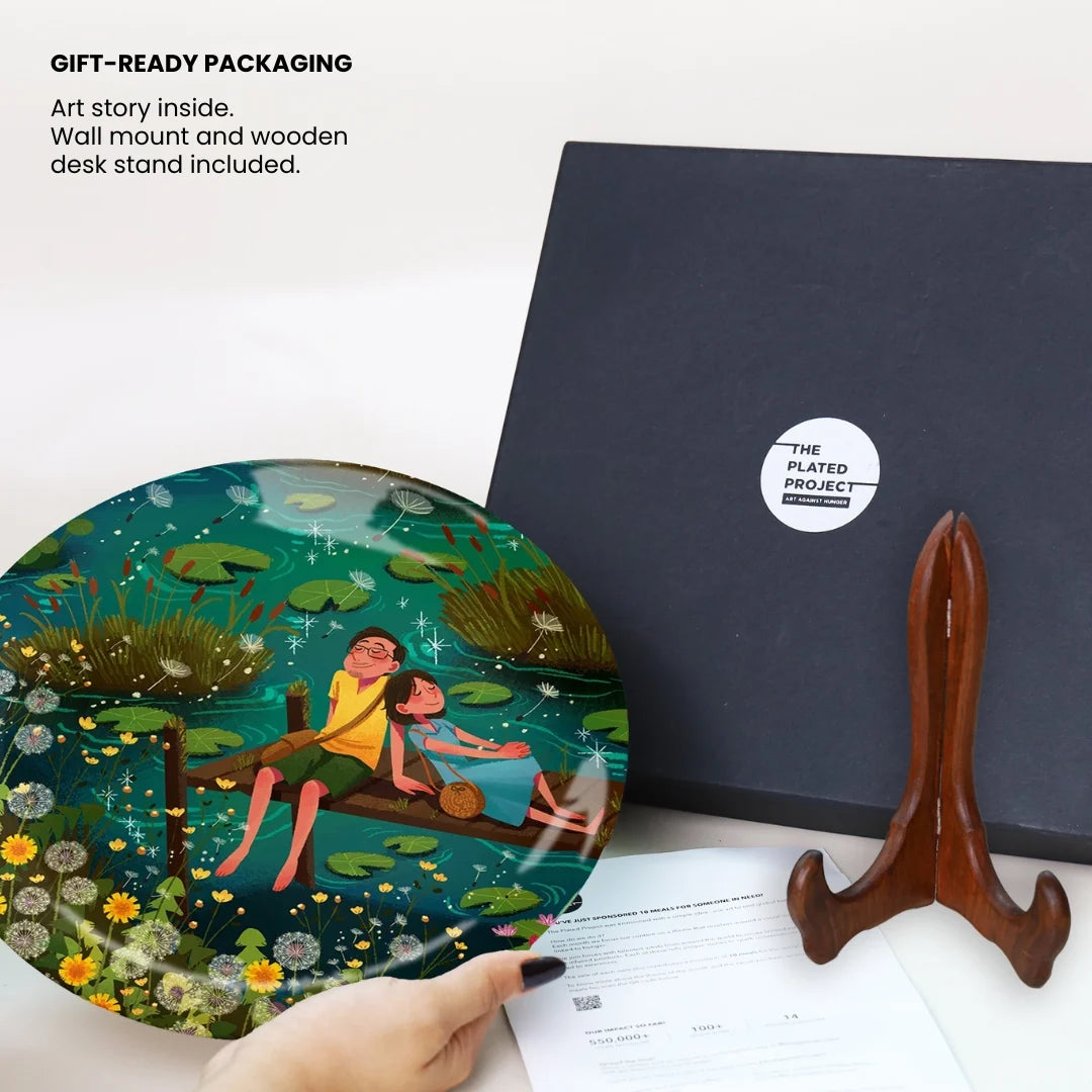 By Your Side | Decor Plate | 10"