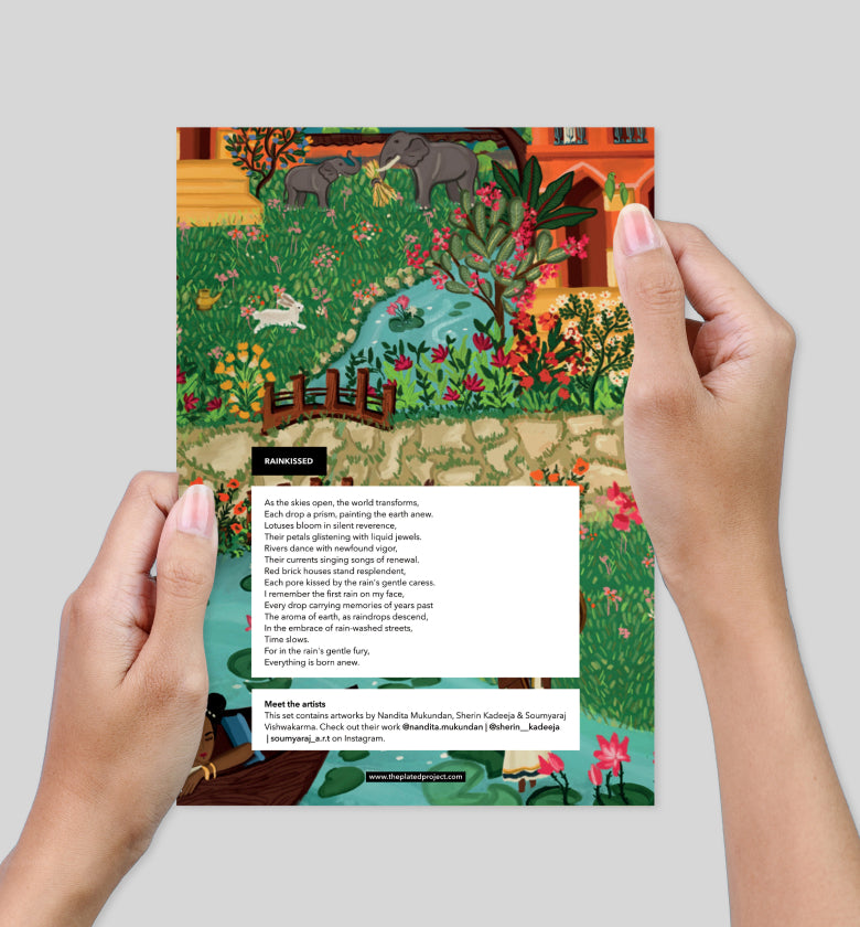 Brand story printed as art