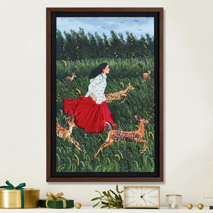 The Wild Remembers | Hand-Embroidered Canvas | Luxe Edit