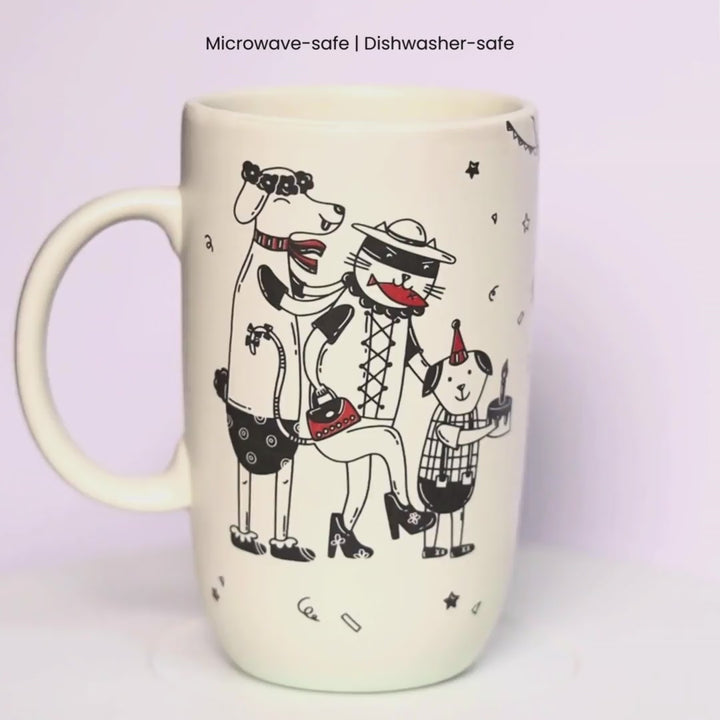 Woofing Wonderland | Tall Matte Mug