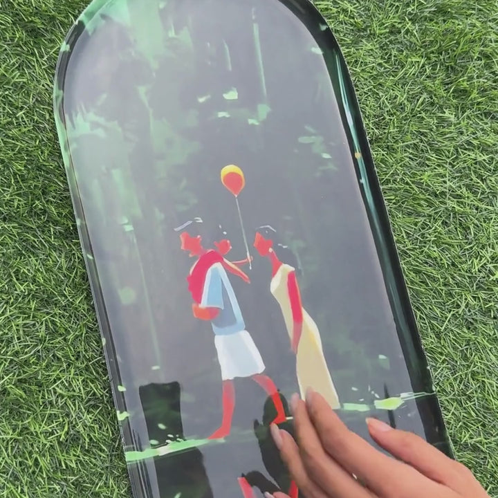 Ghar | Premium Metal Wall Art Panel | Set of 5