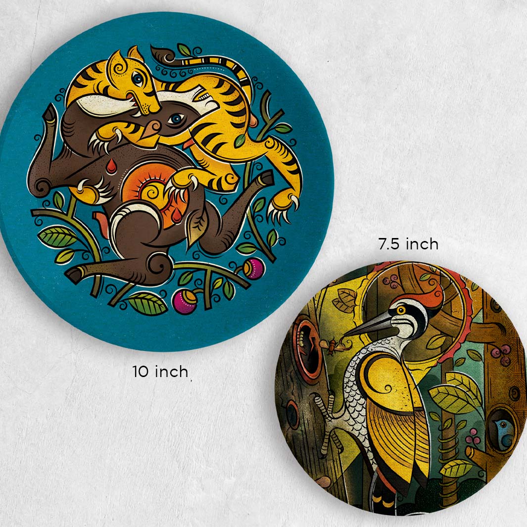 Wild World | Decor Plates | Set of 2