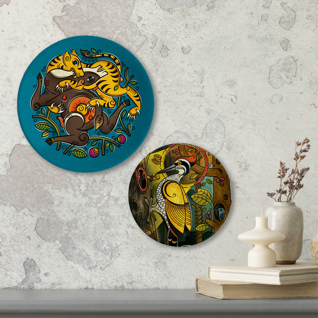 Wild World | Decor Plates | Set of 2